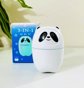 Portable Mini Air Humidifier - Cute Cartoon Panda Nano Mist Spray for Bedrooms