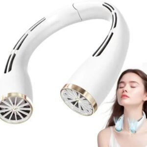 Portable Mini Neck Rechargeable Hanging Fan - Compact & Stylish Design