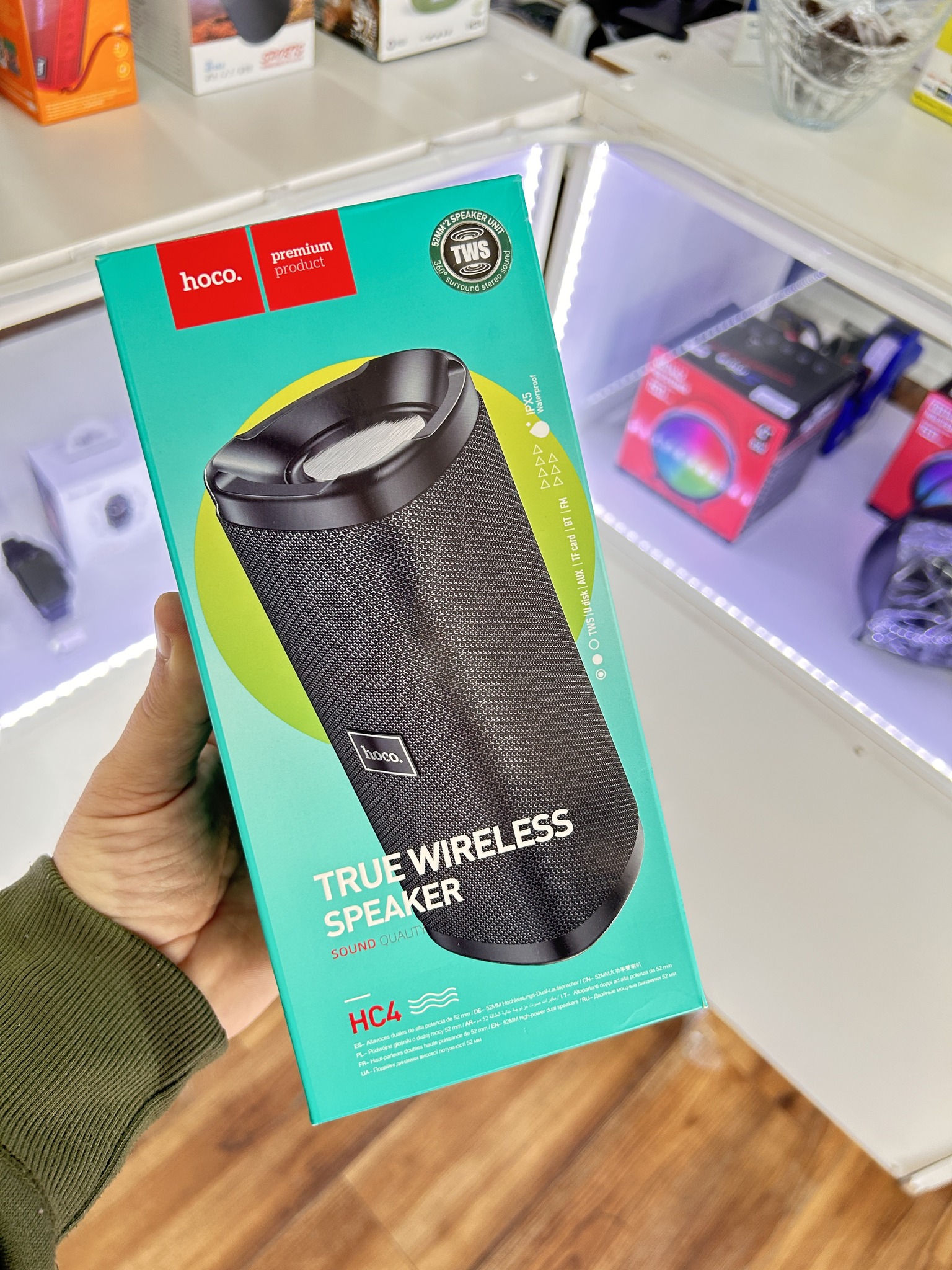 Portable Powerful Bluetooth Speaker by Hoco HC4 Bella – Perfect for Sports % Portable Powerful Bluetooth Speaker by Hoco HC4 Bella – Perfect for Sports