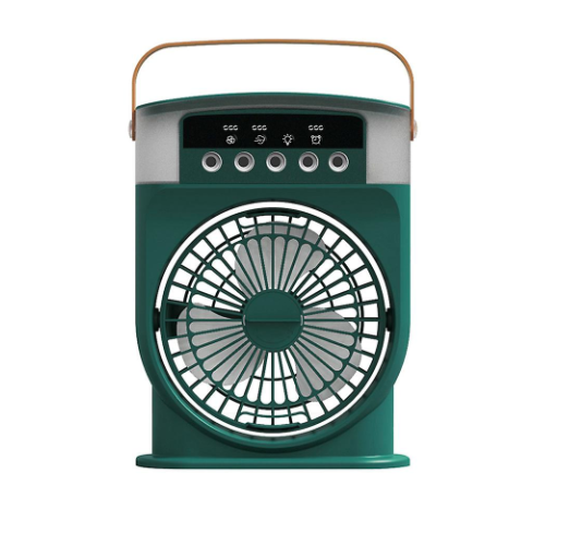 Portable Rechargeable Mist Spray Air Cooler with 5 Nozzle Design % Portable Rechargeable Mist Spray Air Cooler with 5 Nozzle Design