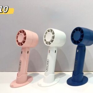 Portable T10 Mini Handheld Fan - Compact, Lightweight, and Stylish Cooling Solution