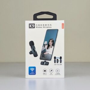 Portable Wireless K9 Microphone for Mobile Audio and Video Recording
