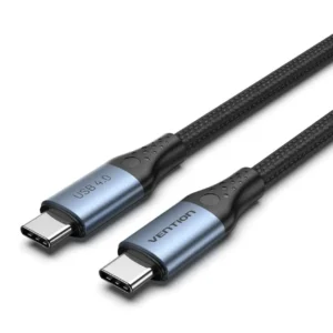 Premium 1M USB 4.0 Type-C to Type-C Braided Cable for Fast Charging