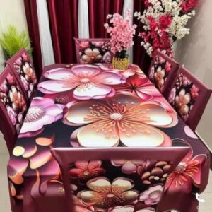 Premium 3D Printed Tablecloth Set - Elegant Design for Stylish Dining
