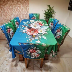 Premium 3D Printed Tablecloth Set - Elegant Design for Stylish Dining