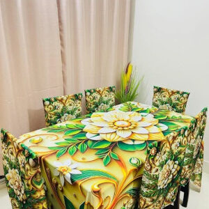 Premium 3D Printed Tablecloth Set - Elegant Home Decor for Stylish Dining