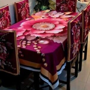 Premium 3D Printed Tablecloth Set for Elegant Dining Décor