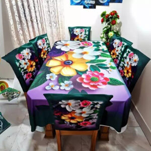 Premium 3D Printed Tablecloth Set – Stylish Home Decor for Any Occasion
