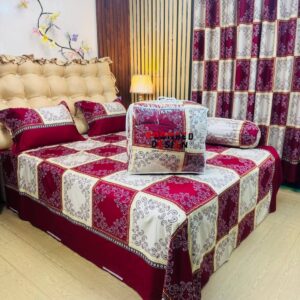 Premium 5-Piece Luxury Comforter Set for Ultimate Bedroom Relaxation