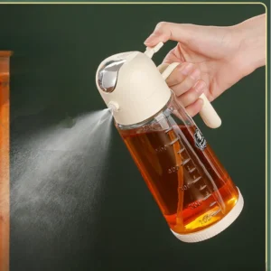 Premium 630ML Glass Oil Dispenser – Stylish & High Capacity Kitchen Essential