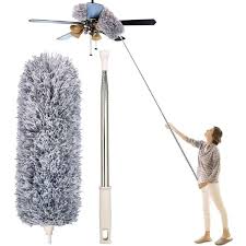 Premium 9-Foot Expandable Duster with Durable Stainless Steel Telescopic Rod
