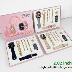 Premium A58 Plus Smartwatch Set - Stylish & Feature-Rich Timepiece