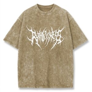 Premium Acid-Wash Drop-Shoulder T-Shirt
