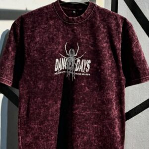 Premium Acid-Wash Drop-Shoulder T-Shirt