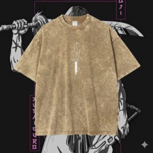 Premium Acid-Wash Drop-Shoulder T-Shirt