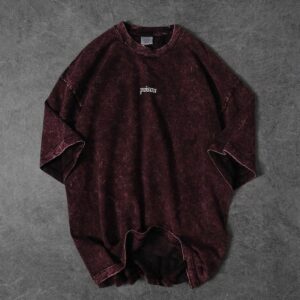 Premium Acid-Wash Drop-Shoulder T-Shirt