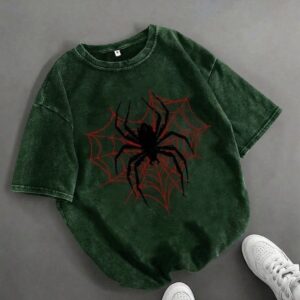 Premium Acid-Wash Drop-Shoulder T-Shirt