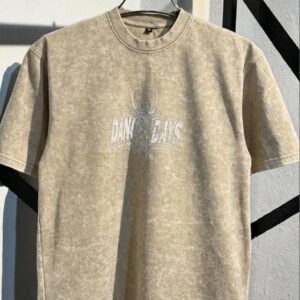 Premium Acid-Wash Drop-Shoulder T-Shirt
