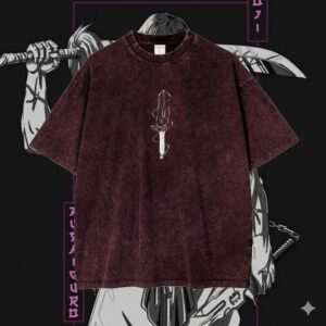 Premium Acid-Wash Drop-Shoulder T-Shirt
