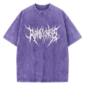 Premium Acid-Wash Drop-Shoulder T-Shirt
