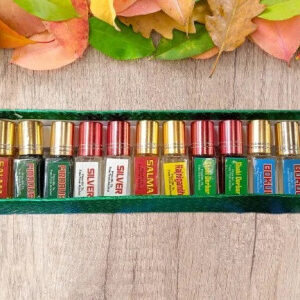 Premium Attar Combo Pack - 10 Assorted Fragrances for Lasting Scent