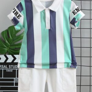 Premium Baby Polo Shirt and Pants Set – Stylish Infant Outfit