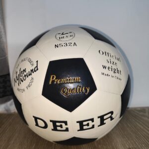 Premium Black and White Deer A Football for All Skill Levels