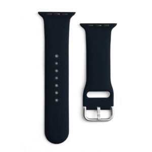 Premium Black Silicone Strap for 42mm-45mm Smartwatches