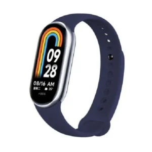 Premium Blue Silicone Straps for Xiaomi Mi Band 8 - Comfortable Fit