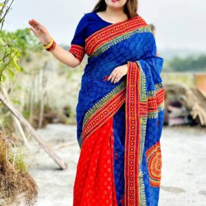 Premium Boishakhi Sharee Collection with Blouse Piece for Festive Elegance