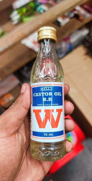 Premium Castor Oil 70ml for Hair Growth and Skin Nourishment % Premium Castor Oil 70ml for Hair Growth and Skin Nourishment