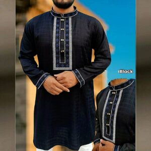 Premium Cotton Embroidered Panjabi for Elegant Style and Comfort