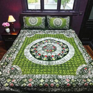 Premium Cotton Panel Bed Sheet for a Luxurious Sleep Experience