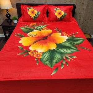 Premium Cotton Panel Bed Sheet for Comfort and Style