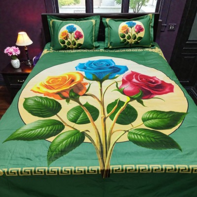 Premium Cotton Panel Bed Sheet for Elegant Bedroom Decor % Premium Cotton Panel Bed Sheet for Elegant Bedroom Decor