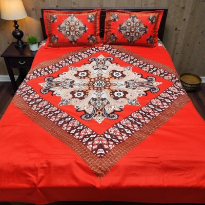 Premium Cotton Panel Bed Sheet for Elegant Bedroom Decor % Premium Cotton Panel Bed Sheet for Elegant Bedroom Decor