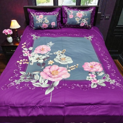 Premium Cotton Panel Bed Sheet for Elegant Bedroom Decor % Premium Cotton Panel Bed Sheet for Elegant Bedroom Decor