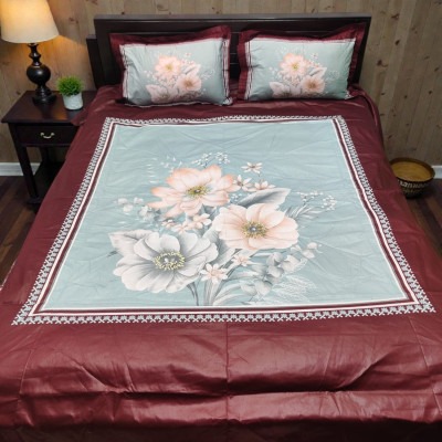 Premium Cotton Panel Bed Sheet for Elegant Bedroom Decor % Premium Cotton Panel Bed Sheet for Elegant Bedroom Decor