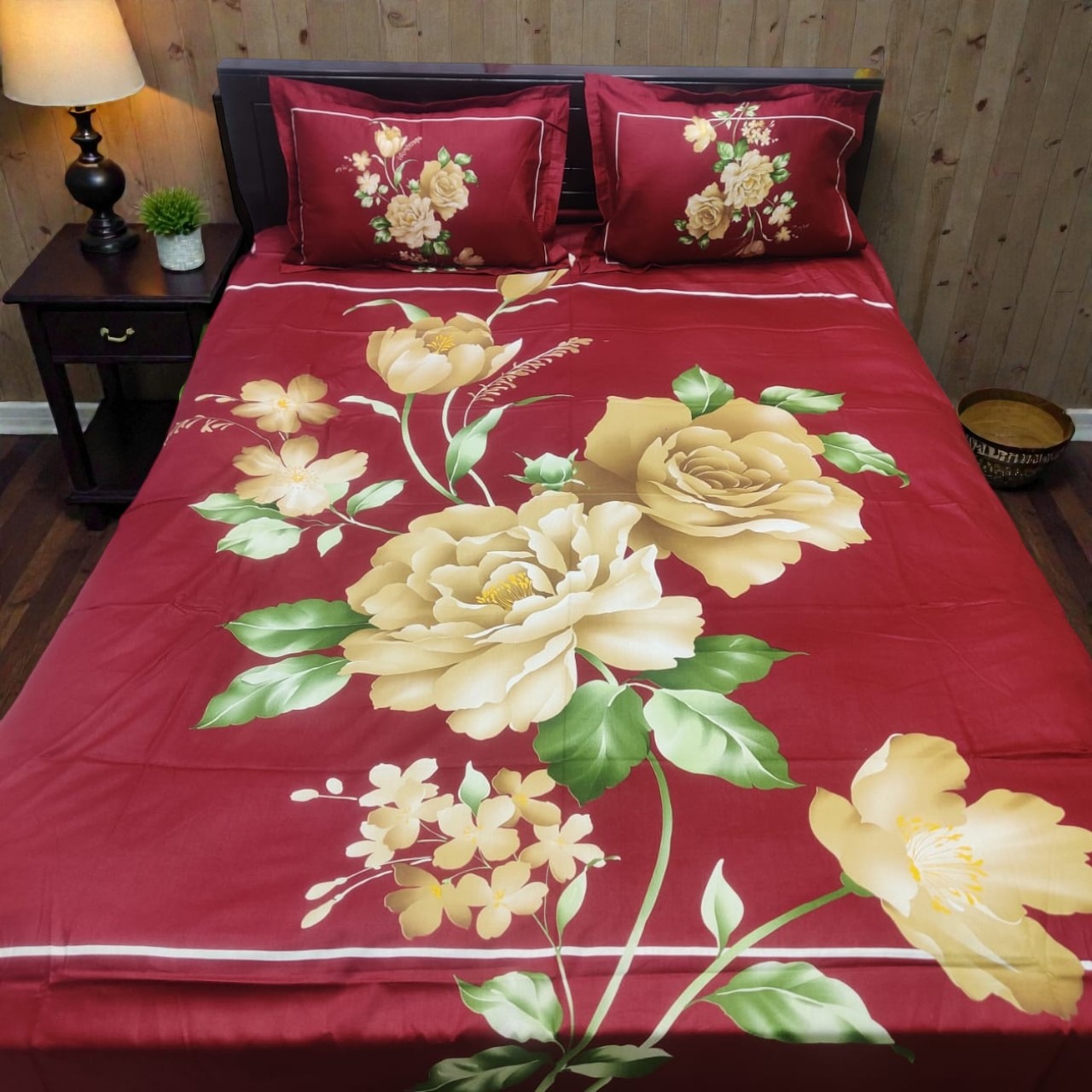 Premium Cotton Panel Bed Sheet for Luxurious Comfort and Style % Premium Cotton Panel Bed Sheet for Luxurious Comfort and Style