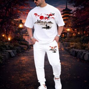 Premium Cotton T-Shirt and Trouser Set - Export Quality Fashion Combo