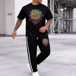 Premium Cotton T-Shirt and Trouser Set for Effortless Style