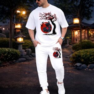 Premium Cotton T-Shirt and Trouser Set - Stylish and Comfortable Outfit