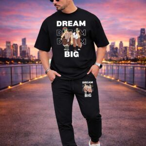 Premium Cotton T-Shirt and Trouser Set - Stylish Combo for Ultimate Comfort