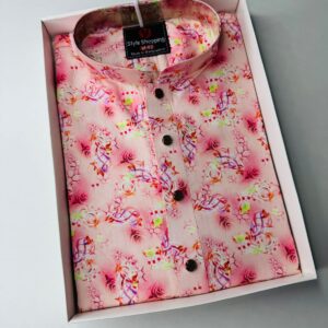 Premium Digital Print Panjabi - Elegant Men's Traditional Wear