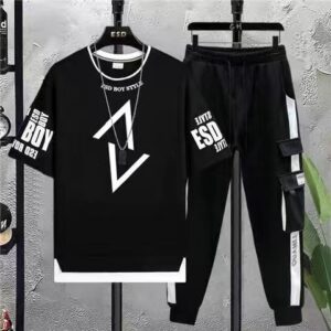 Premium Half Sleeve T-Shirt and Trouser Set for Stylish Comfort
