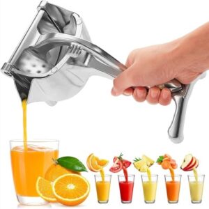 Premium Heavy-Duty Manual Fruit Juicer – Aluminum & Steel Handheld Press