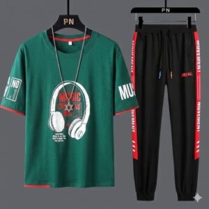 Premium Mash Fabric T-Shirt and Full Pant Set for Ultimate Comfort
