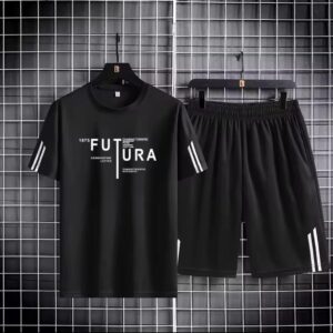 Premium Mash Fabric T-Shirt and Shorts Set for Ultimate Comfort