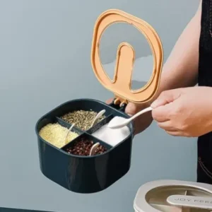 Premium Multi-Compartment Spice Organizer for Kitchen Storage