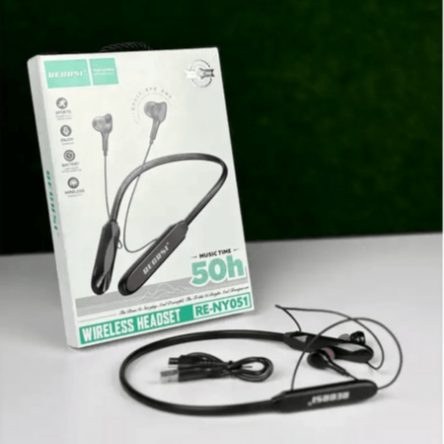 Premium Neckband Headphones - Recarsi 50 H Wireless Audio Experience % Premium Neckband Headphones - Recarsi 50 H Wireless Audio Experience